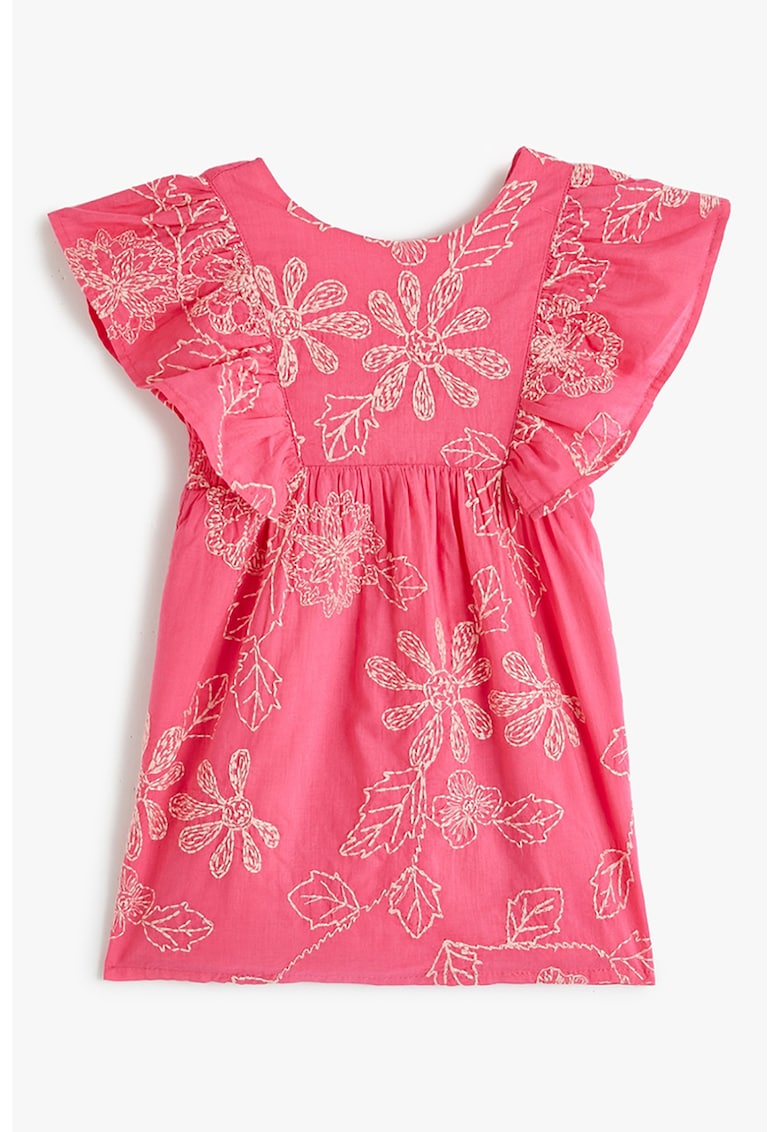 Rochie de bumbac cu model floral