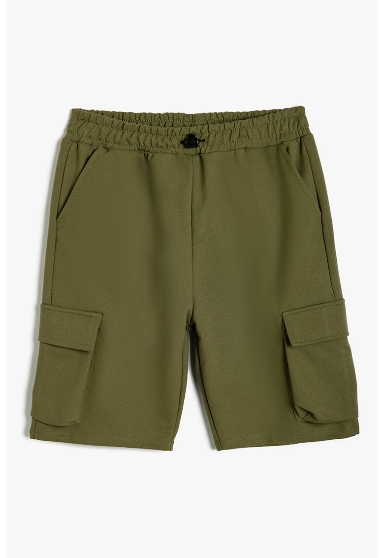 Pantaloni scurti cargo cu snur de ajustare