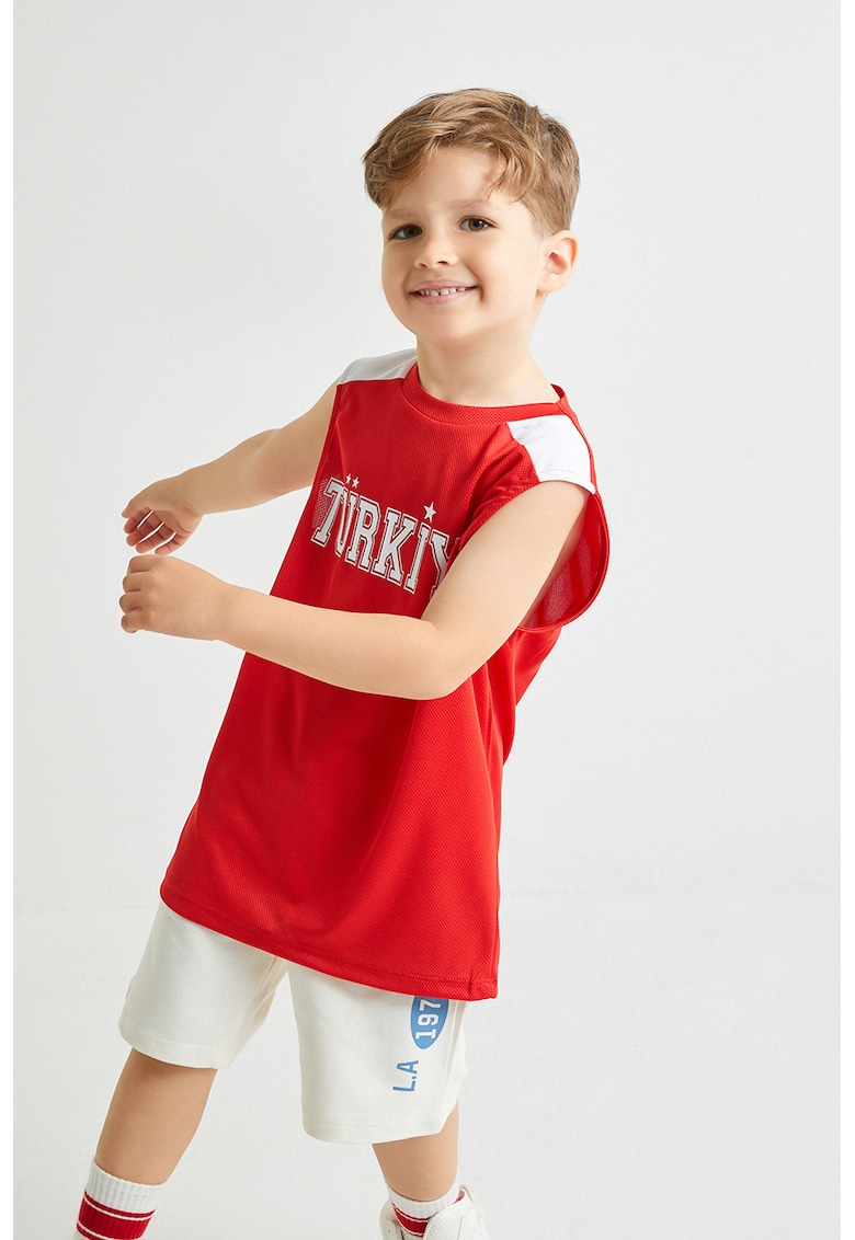 Tricou din jerseu fara maneci Turkey