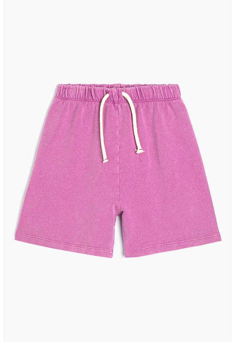 Pantaloni scurti de bumbac cu talie elastica