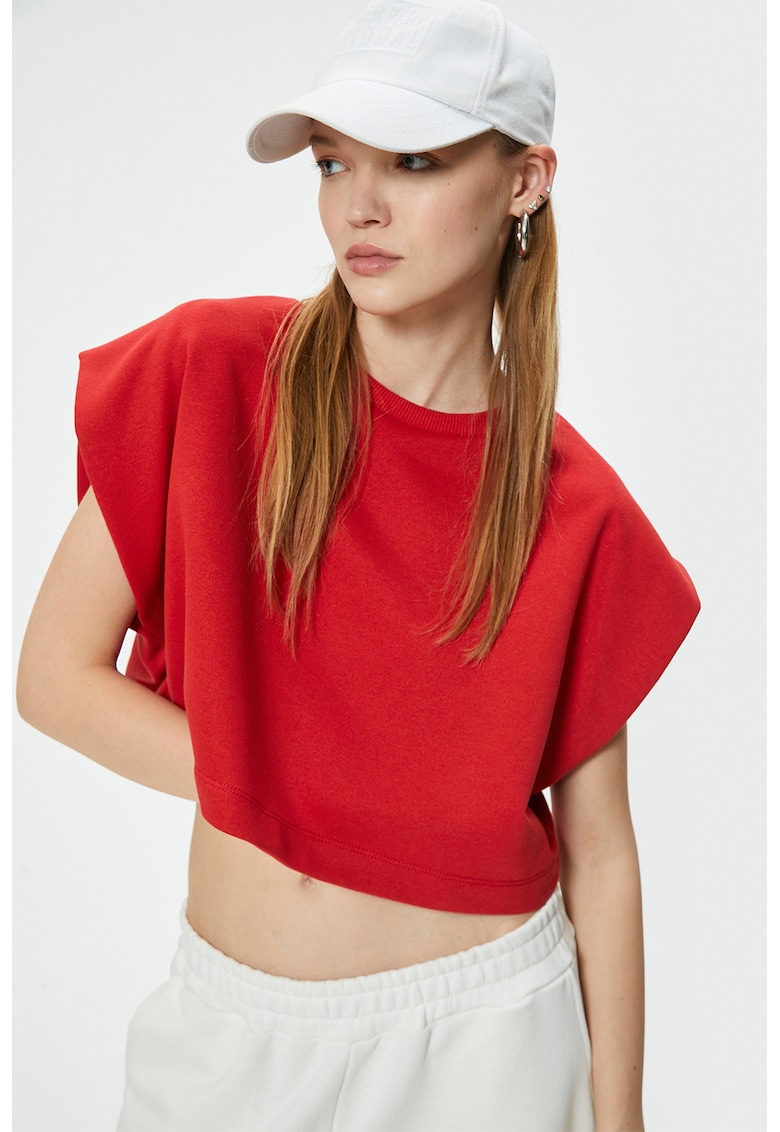 Tricou crop lejer