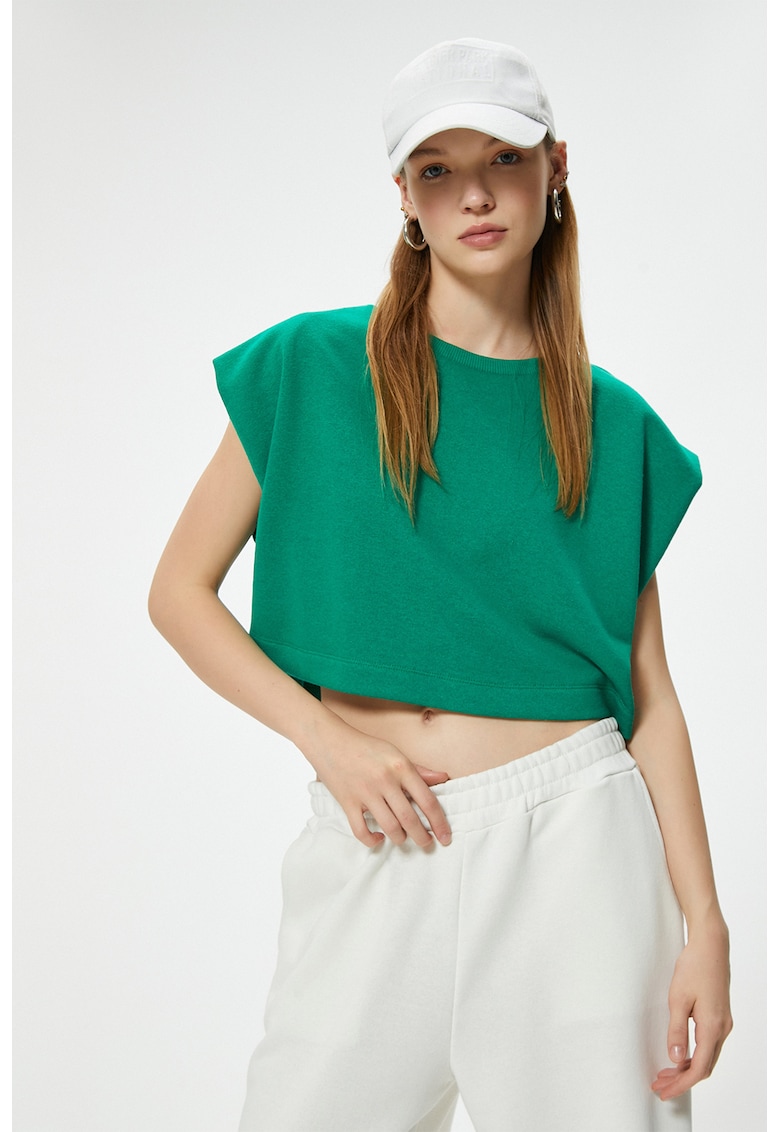 Tricou crop lejer