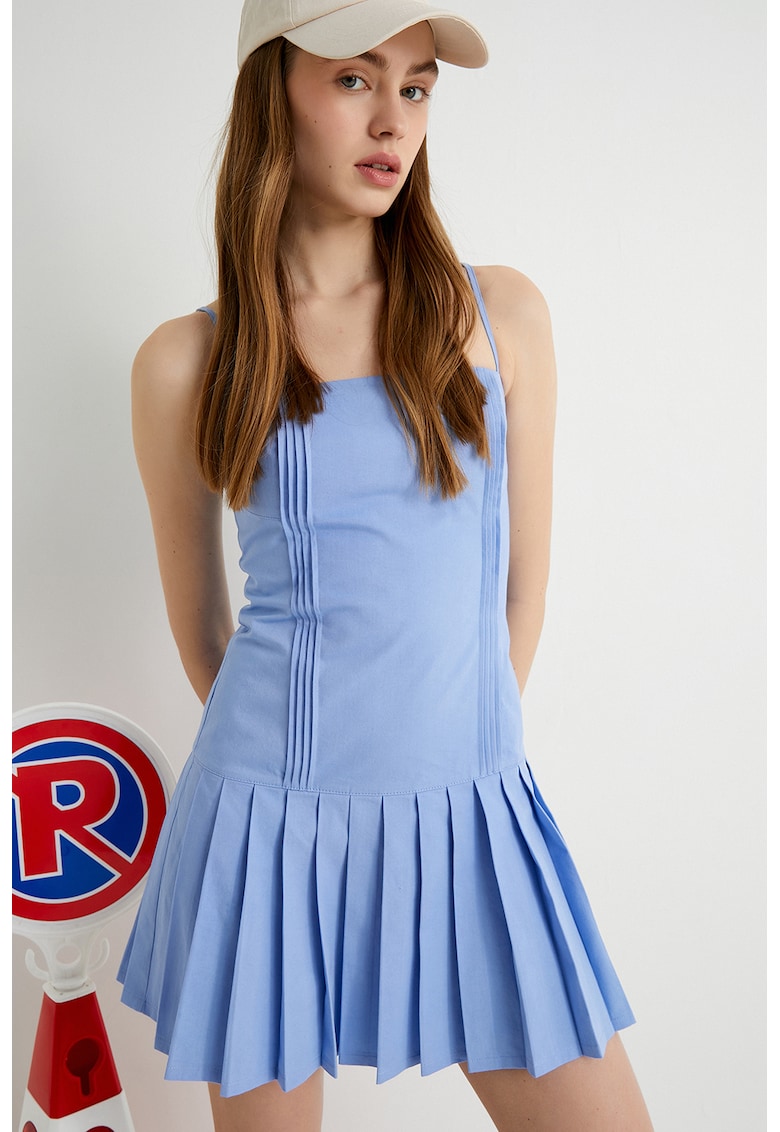 Rochie mini cu pliuri