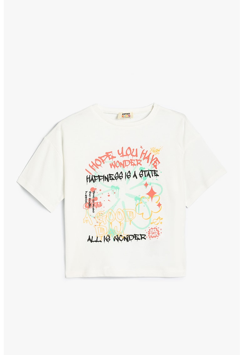 Tricou din bumbac cu imprimeu