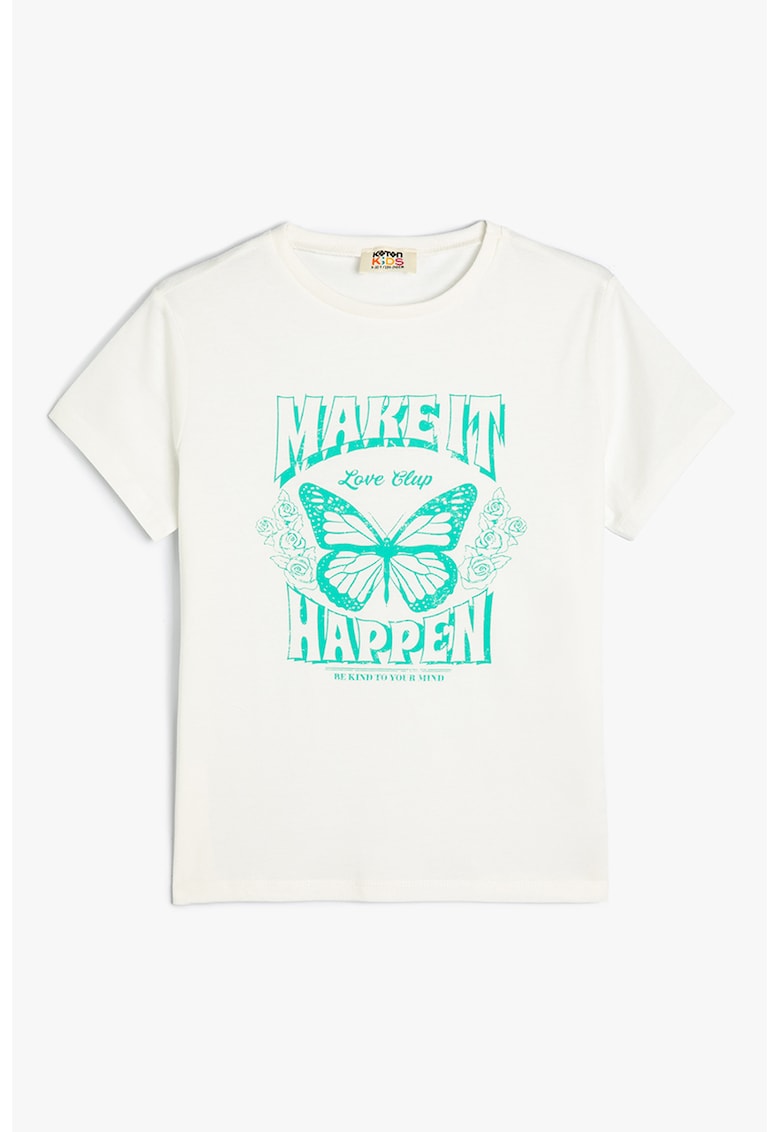 Tricou din bumbac cu imprimeu grafic