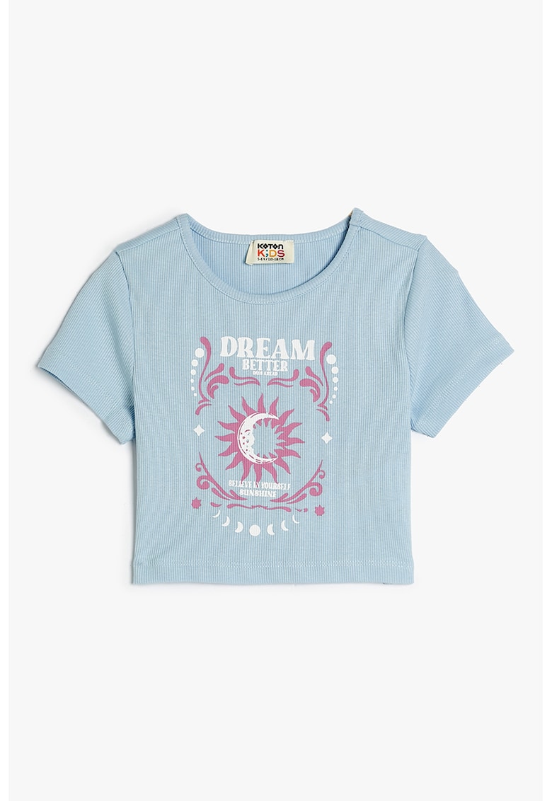 Tricou din amestec de bumbac cu model grafic