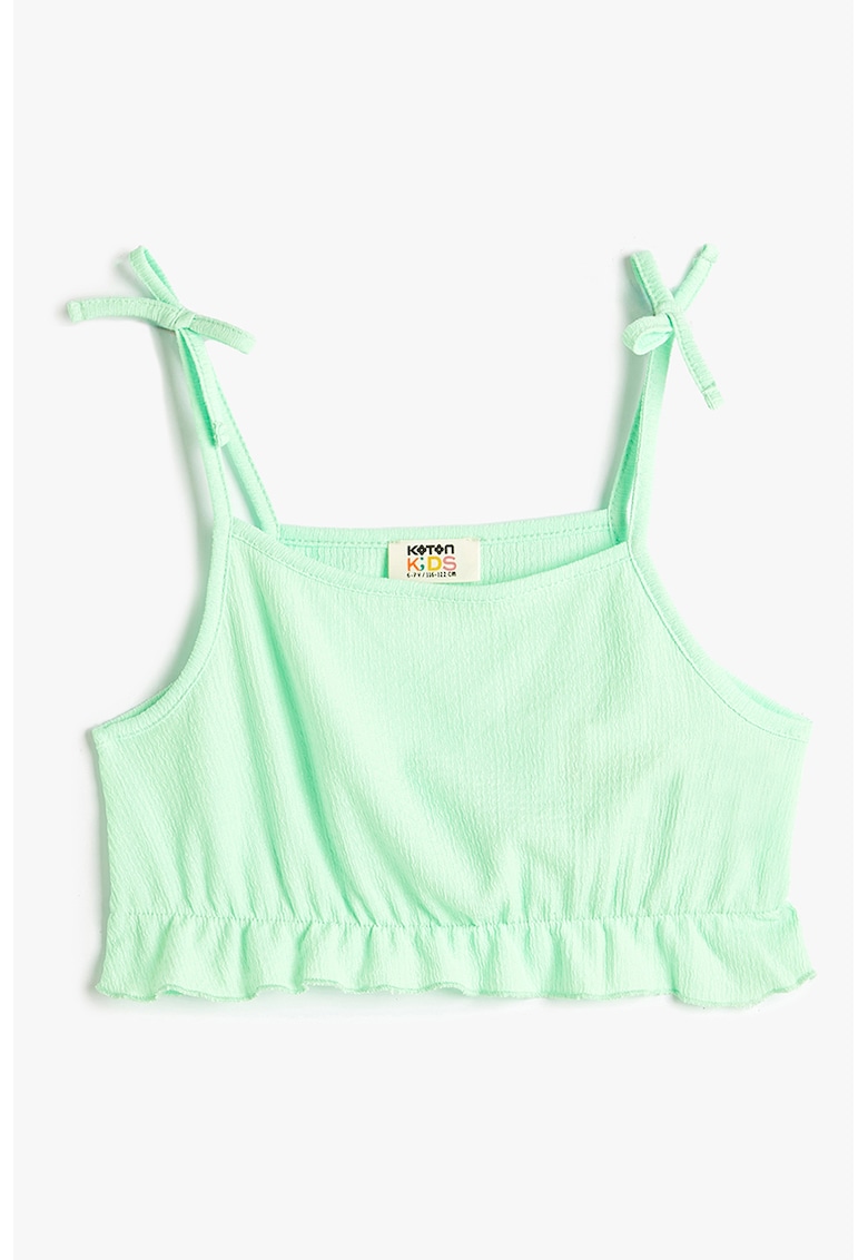 Top crop cu decolteu patrat