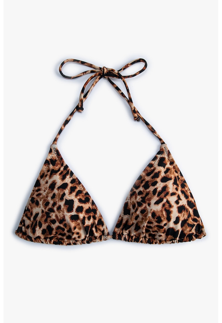 Sutien triunghiular cu animal print