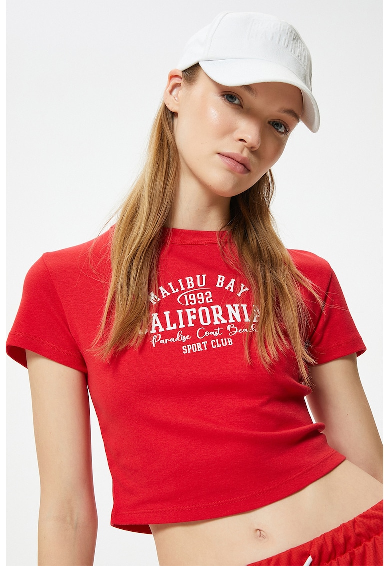 Tricou de bumbac cu imprimeu