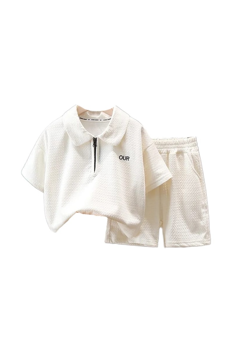 Compleu Model Our - Uni - Baieti - Maneca scurta - Alb