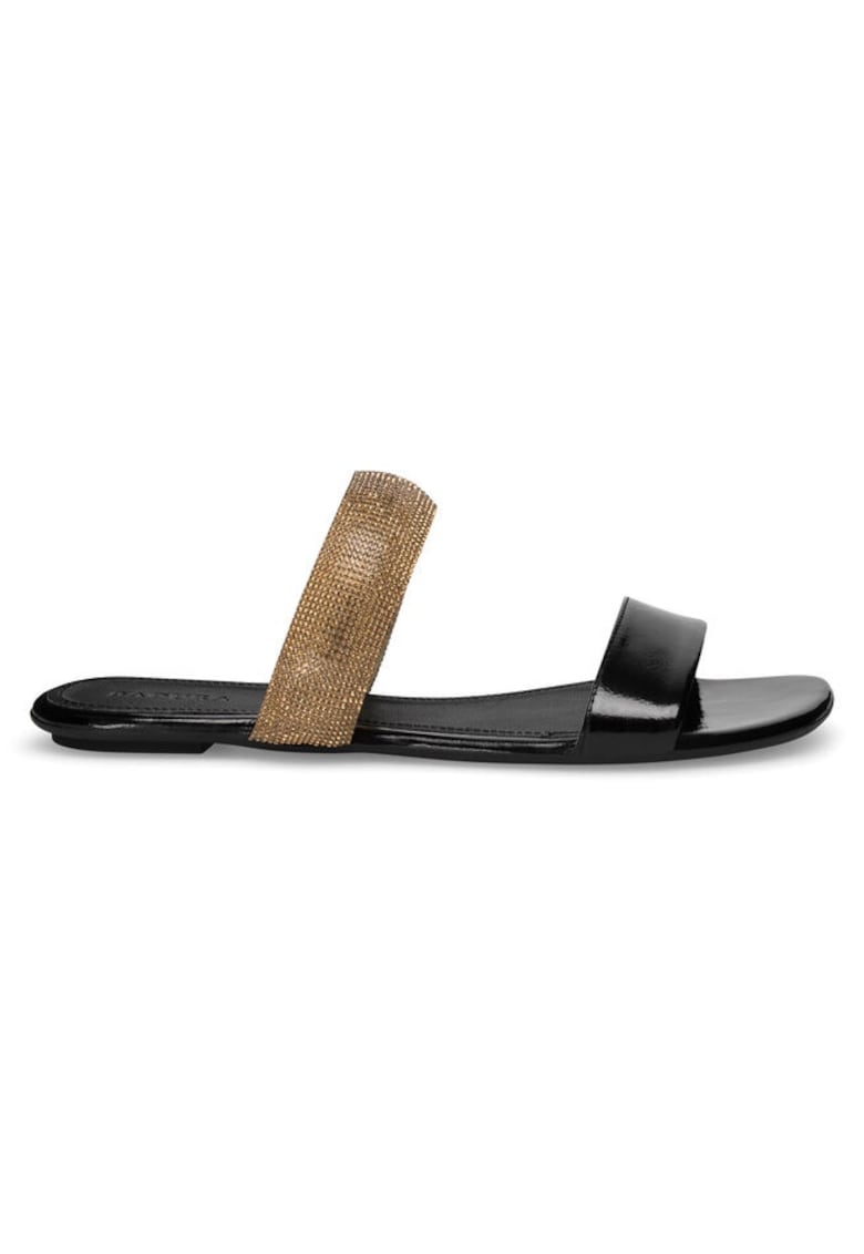 Slapi dama - 2190 - Piele naturala - Negru