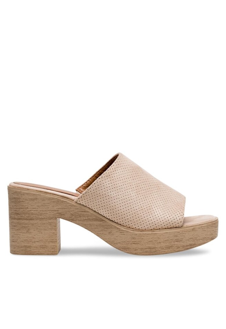 Sandale dama - Textil - Bej - Bej