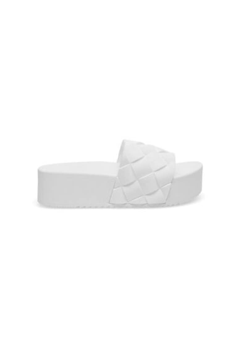 Slapi dama - 590559 - Sintetic - Alb -