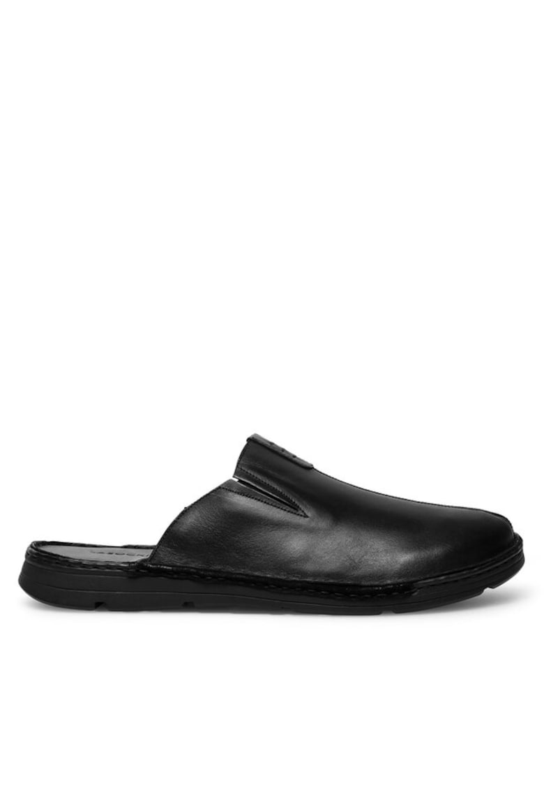 Sandale barbati - Piele naturala - Negru - Negru