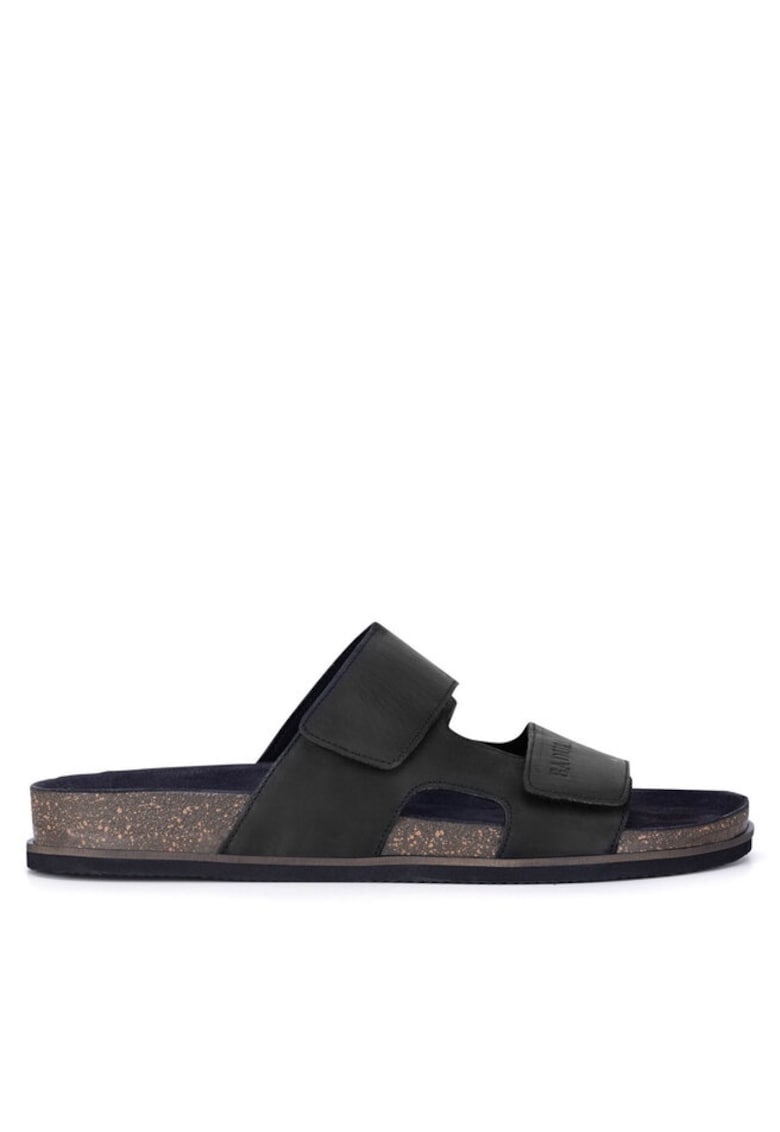 Slapi barbati - 94960 - Piele naturala - Negru