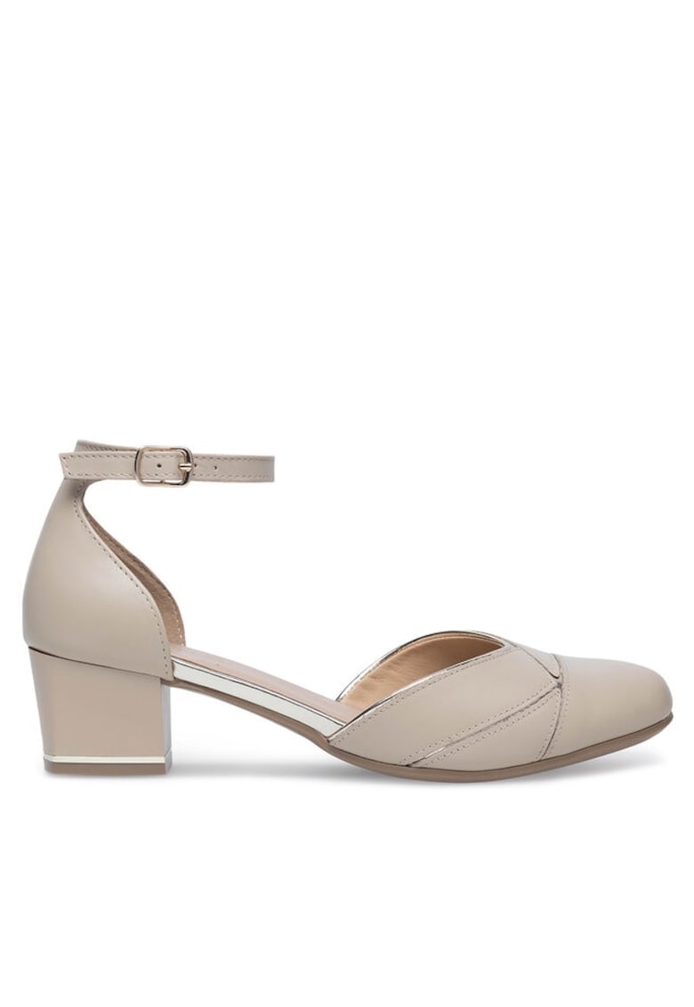 Pantofi dama - 590558855819440 - Piele naturala - Bej
