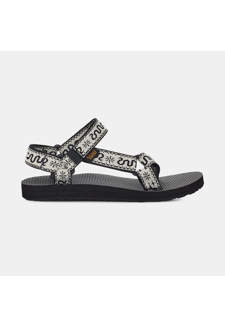 Sandale dama - Plastic - Alb/negru -