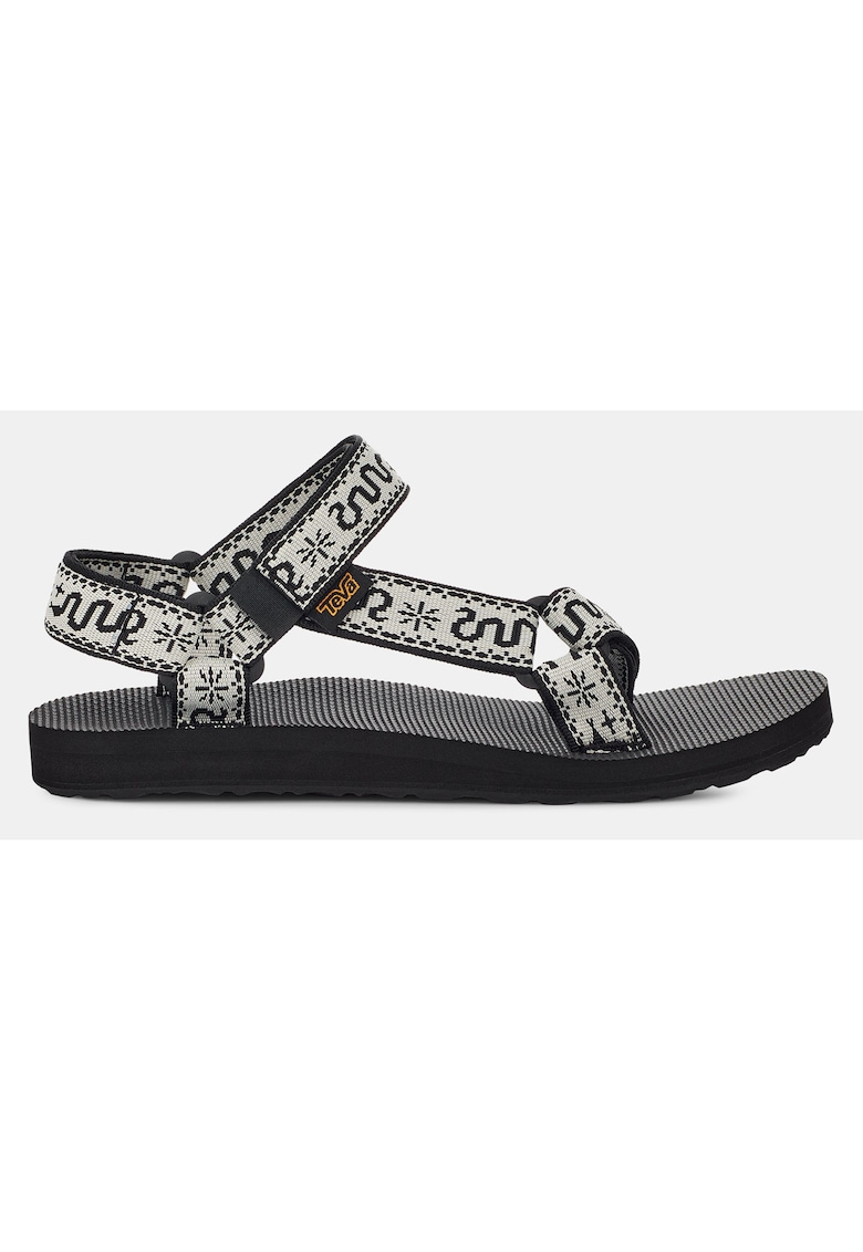 Sandale dama - Plastic - Alb/negru -