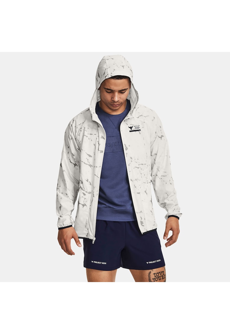 Jacheta sport barbati - Poliester - Alb