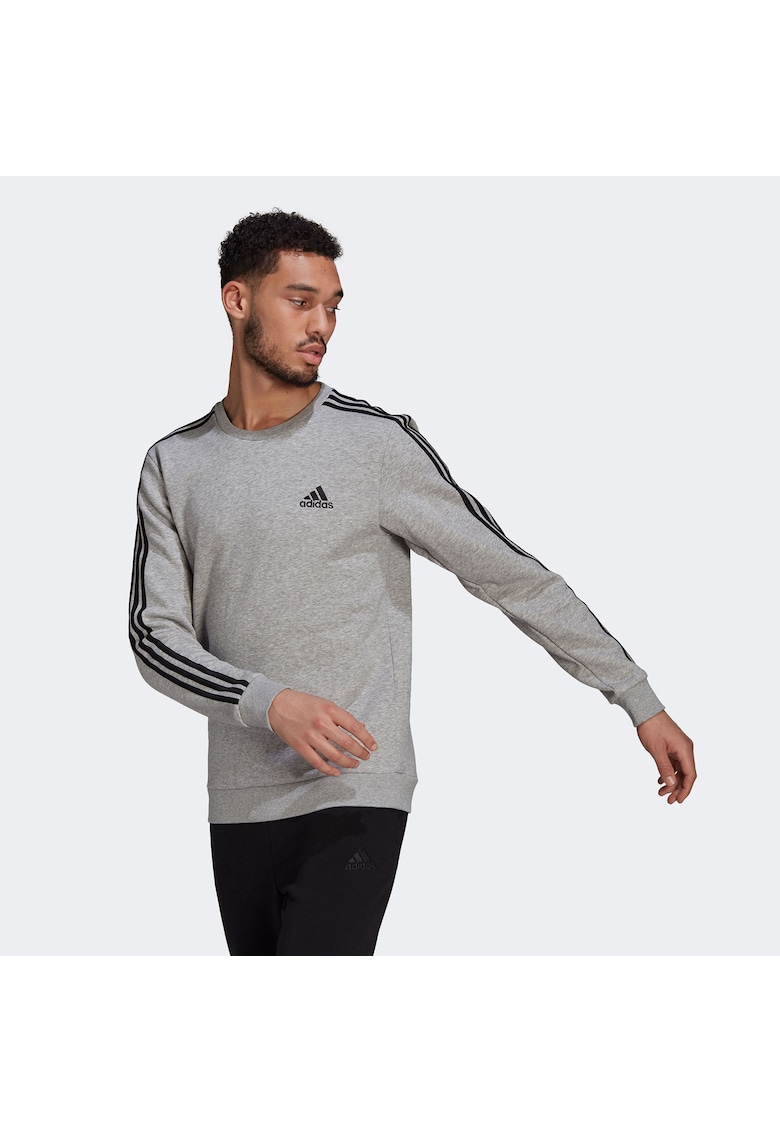 Bluza sport barbati - Adidas - Bumbac - Gri -