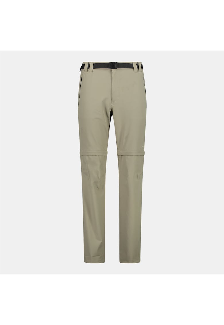 Pantaloni sport barbati drumetie poliester bej -