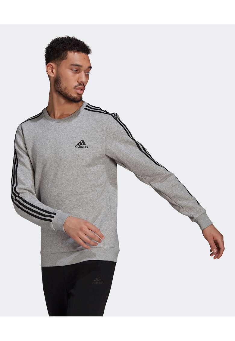 Hanorac sport barbati - Bumbac/Poliester/Viscoza - Negru/Gri