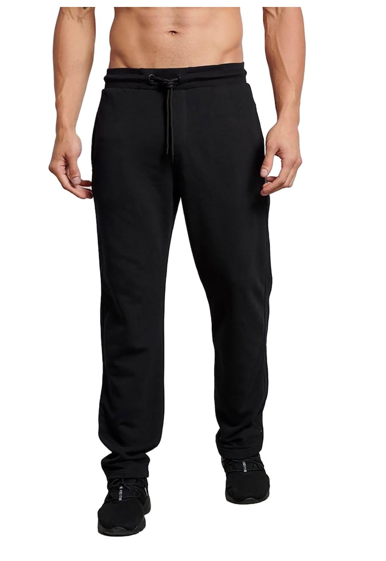 Pantaloni sport Bumbac/Poliester - Negru -