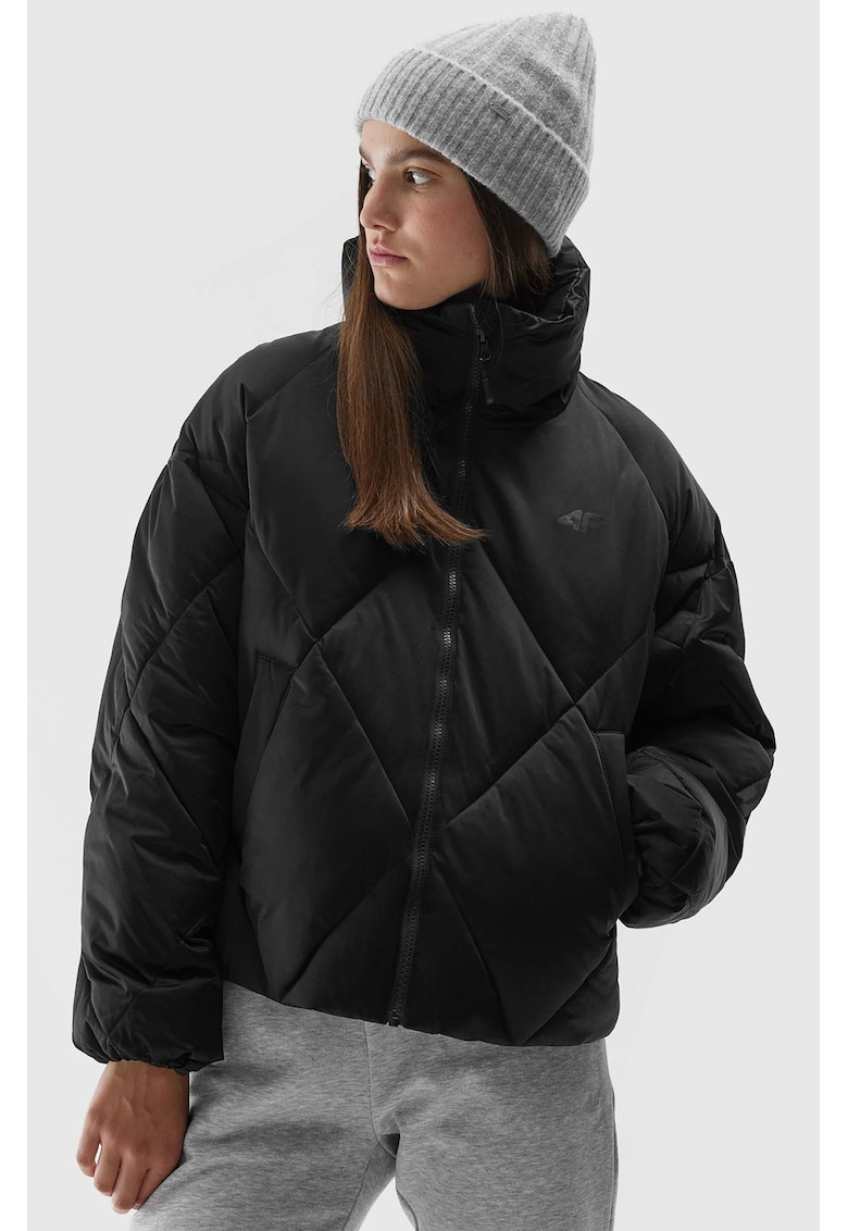Jacheta sport dama - Poliester - Negru - Negru