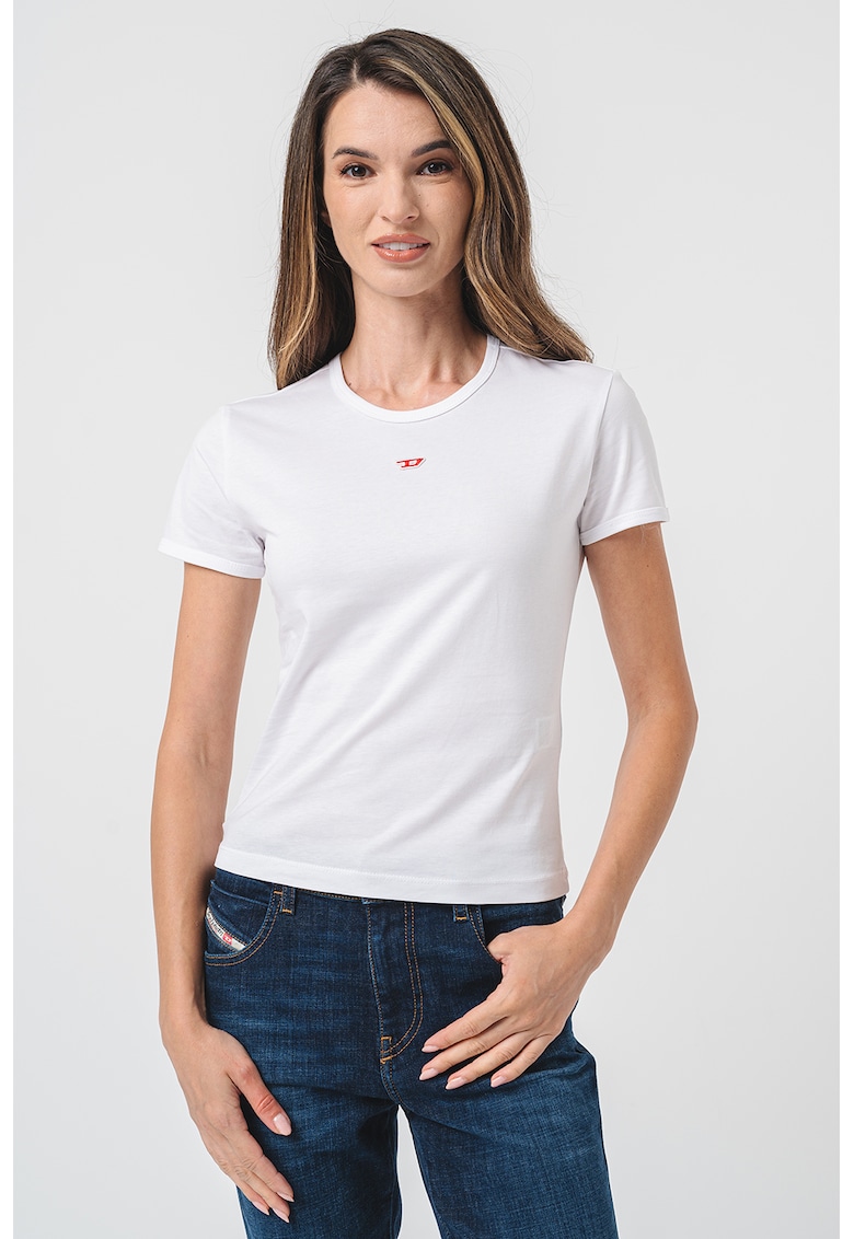 Tricou slim fit de bumbac