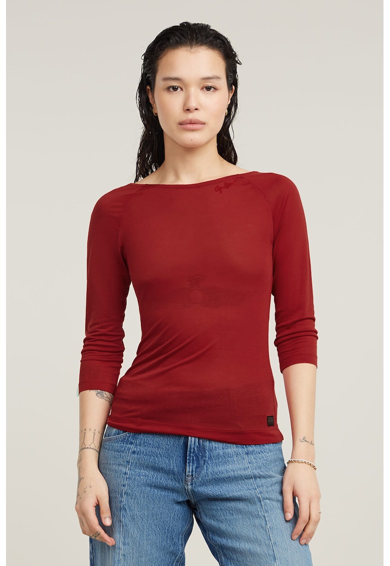 Bluza slim fit din lyocell Bluza slim fit din lyocell