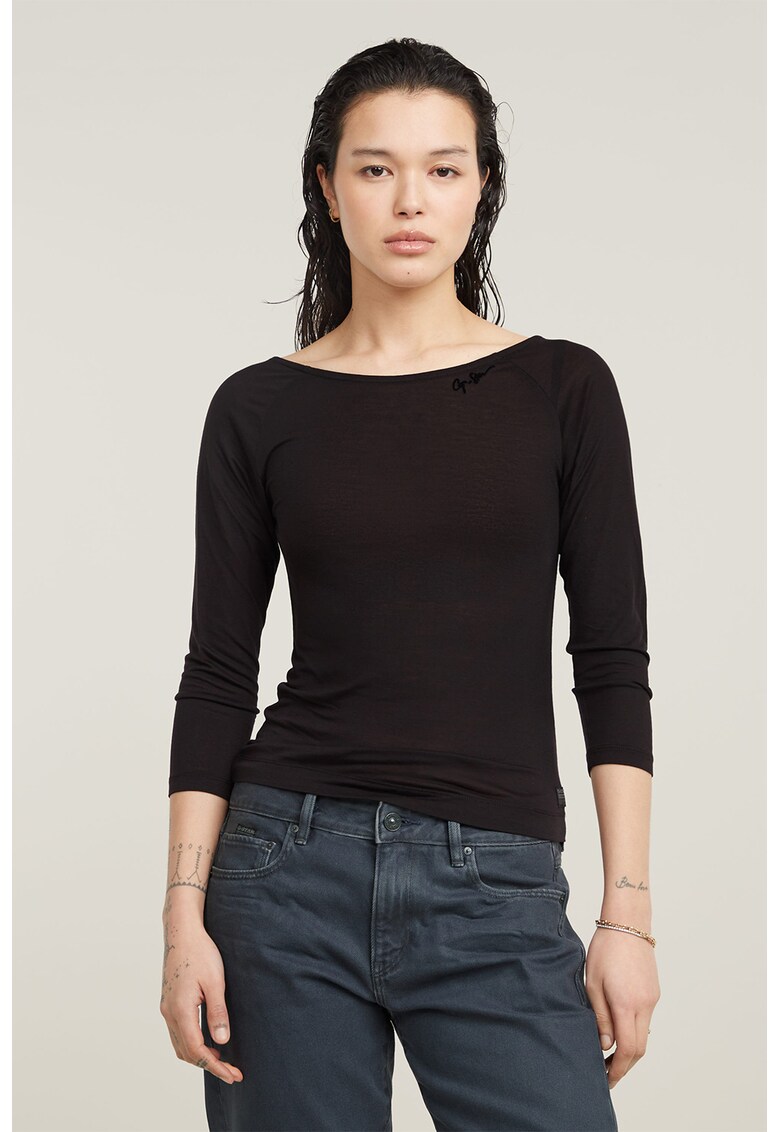 Bluza slim fit din lyocell Bluza slim fit din lyocell