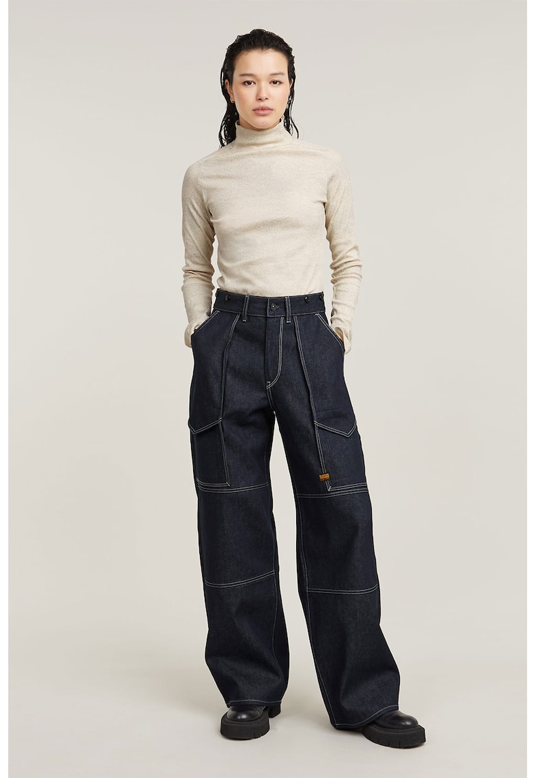 Bluza de bumbac organic cu striatii si maneci raglan