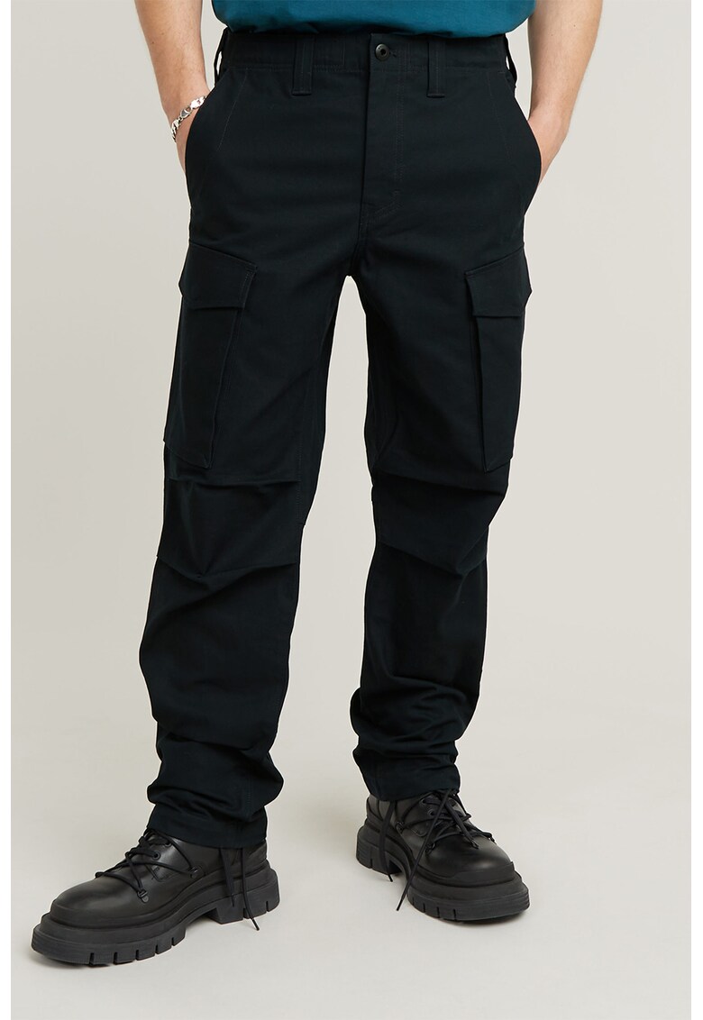 Pantaloni cargo drepti - Albastru ultramarin