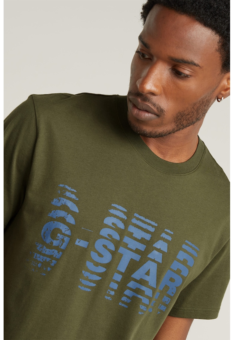 Tricou din bumbac organic cu imprimeu logo