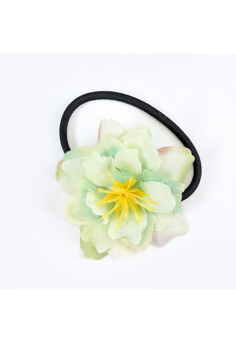 Elastic de par cu floare verde