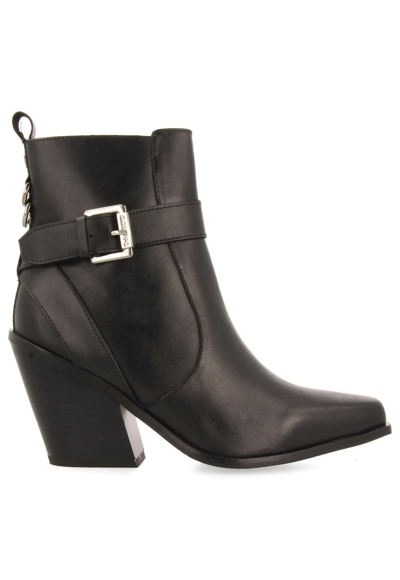 Botine western de piele Sandved