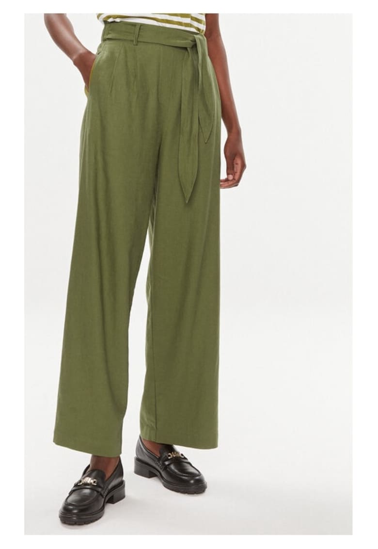 Pantaloni dama - 66203 - Viscoza - Verde