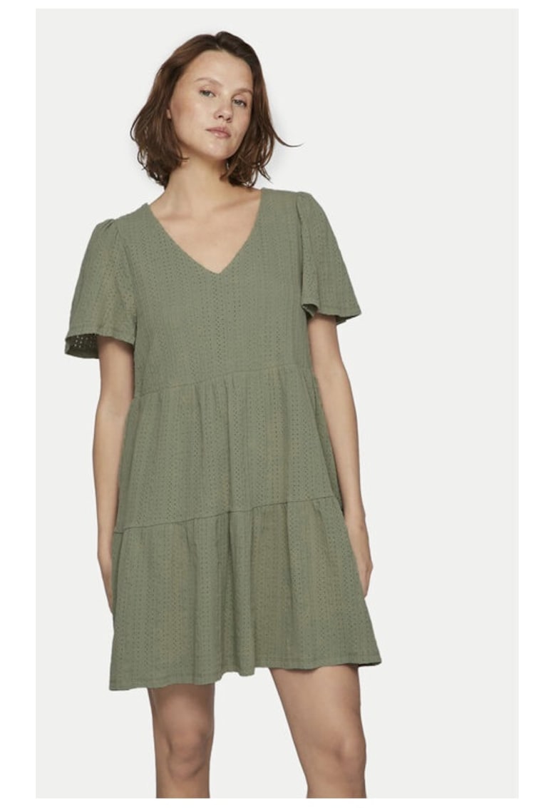 Rochie dama -  9112 - Bumbac - Kaki