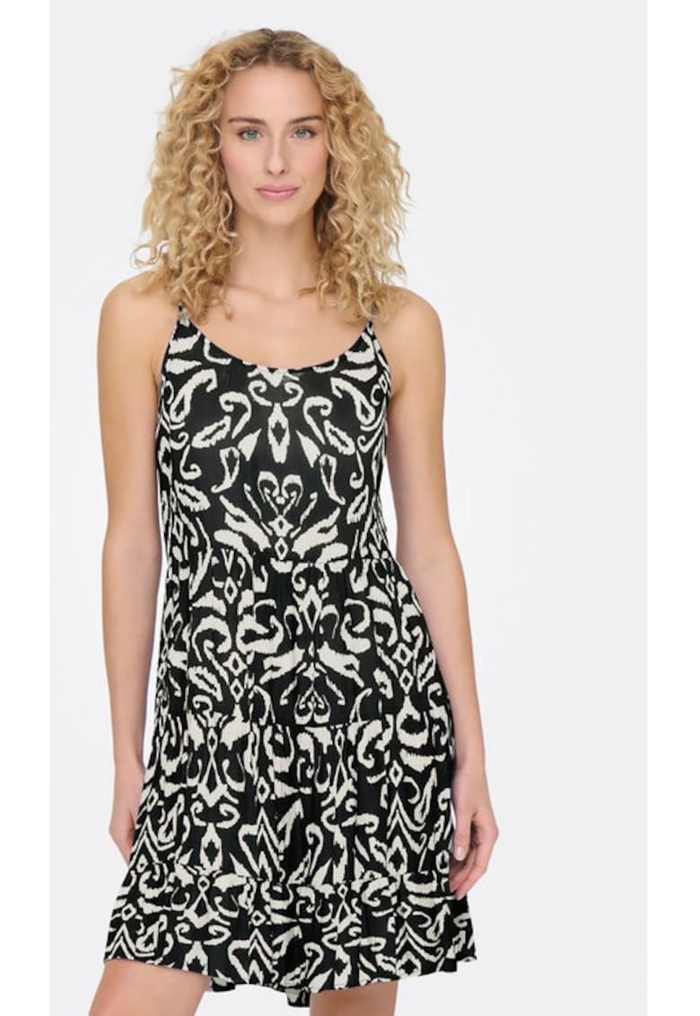 Rochie dama - 18858 - Viscoza - Negru