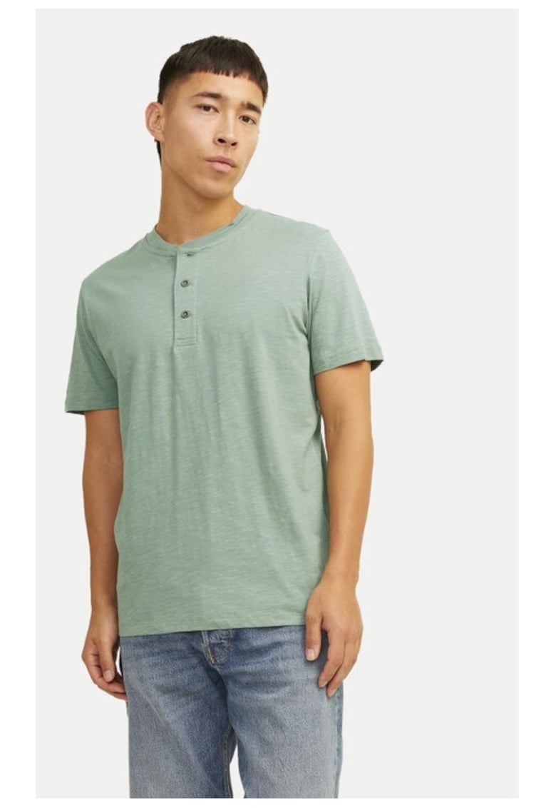 Tricou barbati - 7555 - Bumbac - Verde