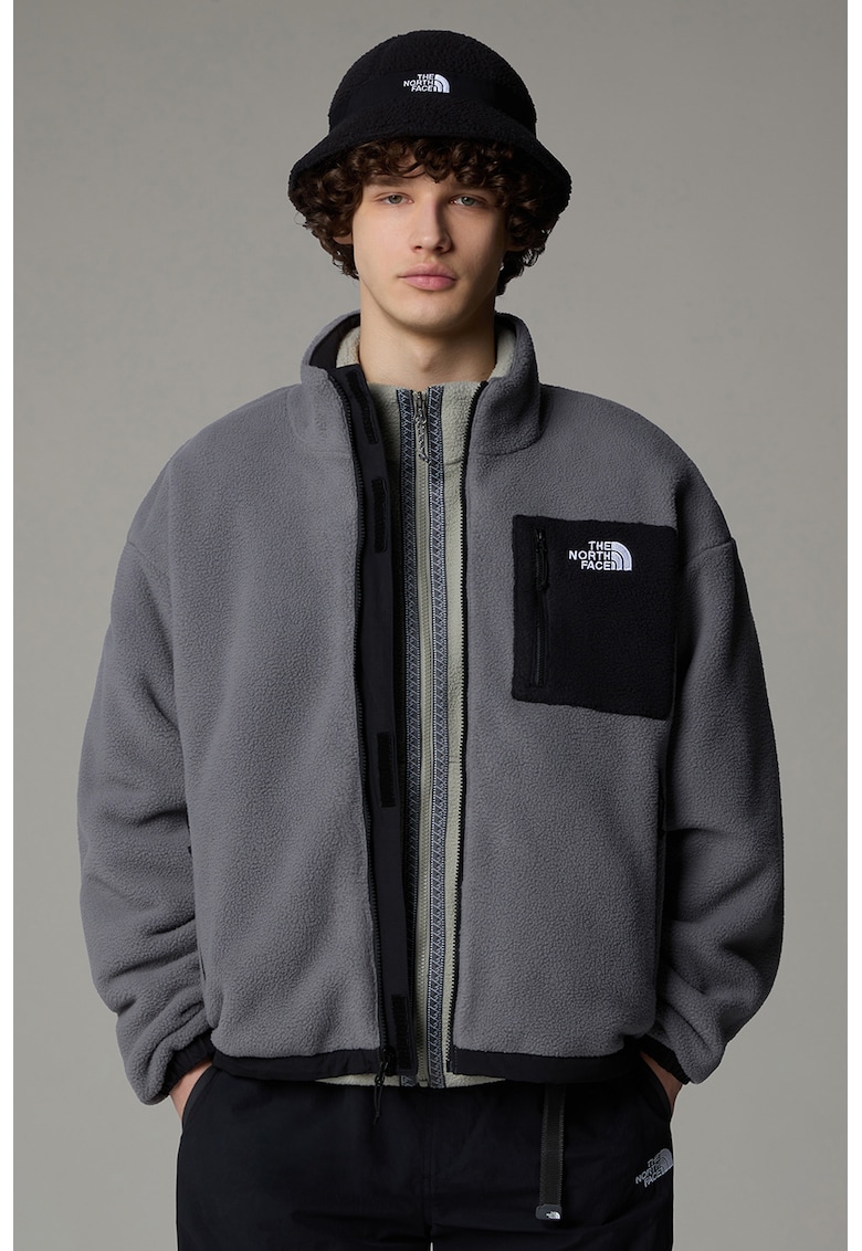 Jacheta reversibila din material fleece pentru drumetii Yumiori