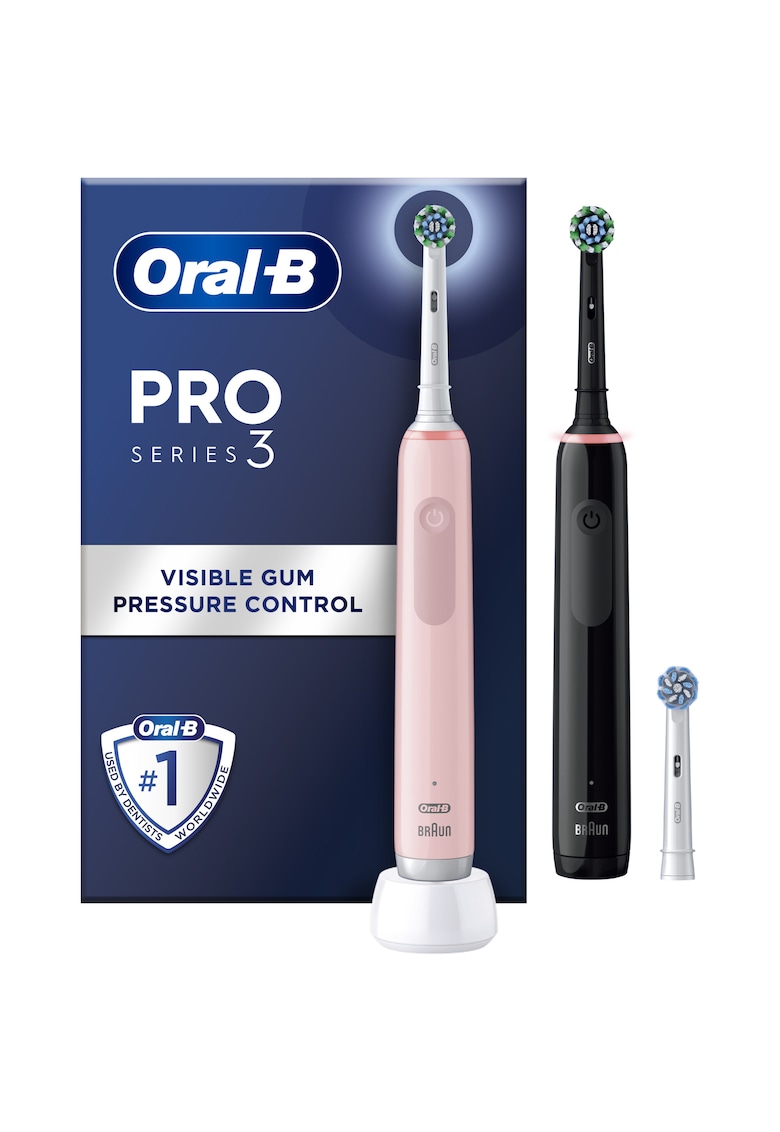 Periuta de dinti electrica Pro - Curatare 3D - 3 programe - 1 Incarcator - 1 Capat - Trusa de calatorie