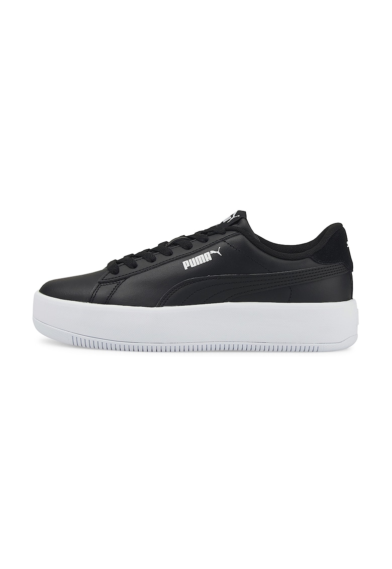 Pantofi sport de piele cu garnituri de piele ecologica Lily Platform