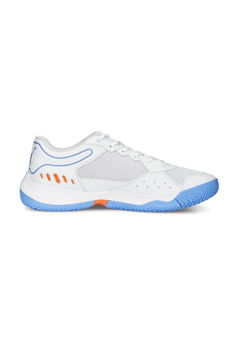 Pantofi cu logo Solarsmash Padel - Alb optic/Albastru