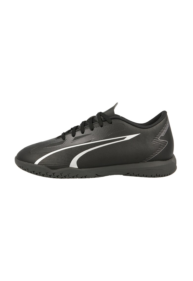 Pantofi cu logo pentru fotbal Ultra Play - Negru/Gri carbune