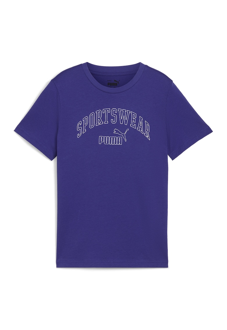 Tricou de bumbac cu logo ESS+