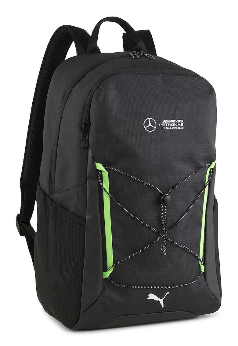 Rucsac cu buzunare laterale din plasa MAPF1 - Negru