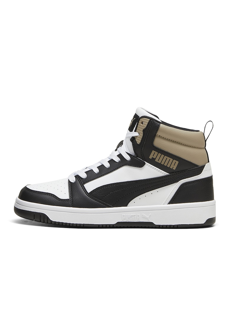 Pantofi sport mid-high unisex din piele ecologica Rebound