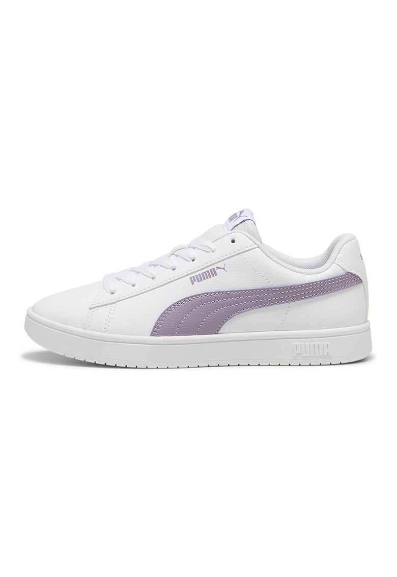 Pantofi sport de piele ecologica Rickie Classic - Alb/Lila pal