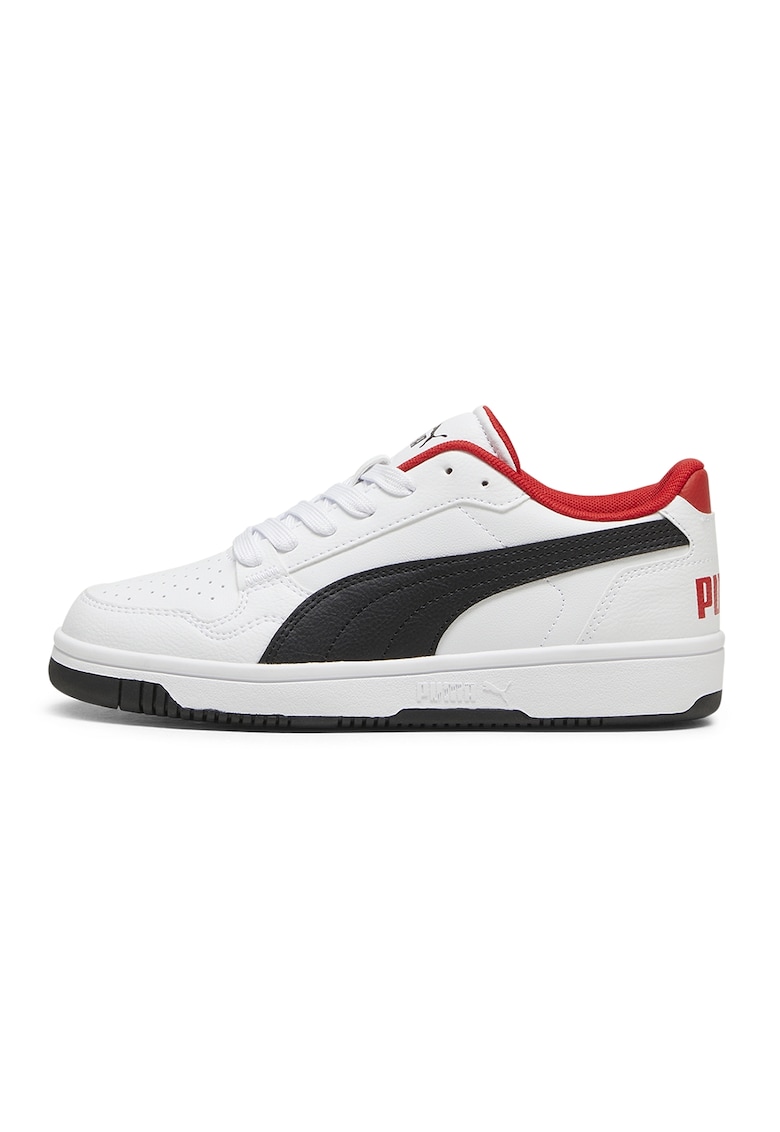 Pantofi sport de piele ecologica Reb-L Jr - Alb/Negru